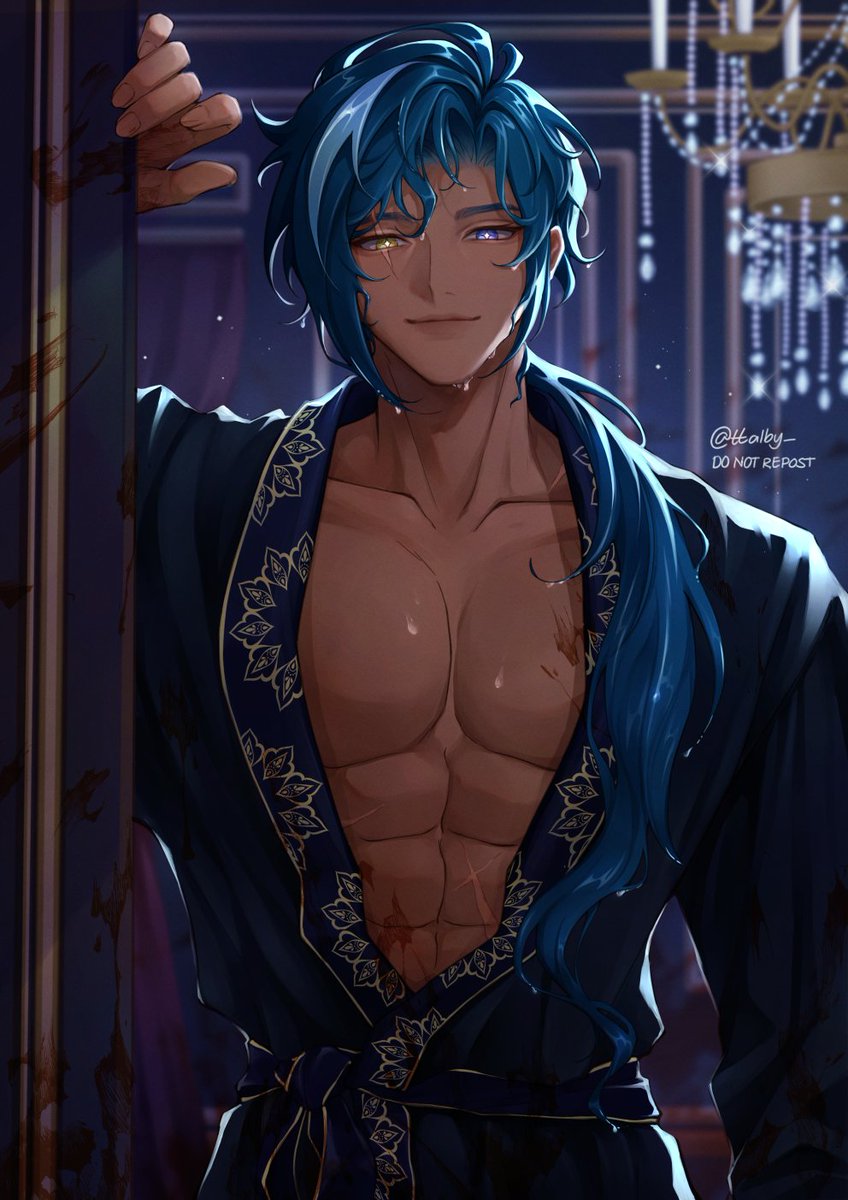 ttalby_'s tweet photo. cw // fake blood

He was just washing his hair, definitely not doing anything suspicious...
#原神 #Kaeya #GenshinImpact https://t.co/0XQMwnIUj5