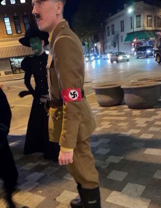 We are nauseated to see a man has dressed up as Adolf Hitler to celebrate Halloween at the U. Wisconsin Madison

With antisemitic incidents on the rise at both this particular school and across the country, this costume was meant to do one thing, and one thing only - spread hate