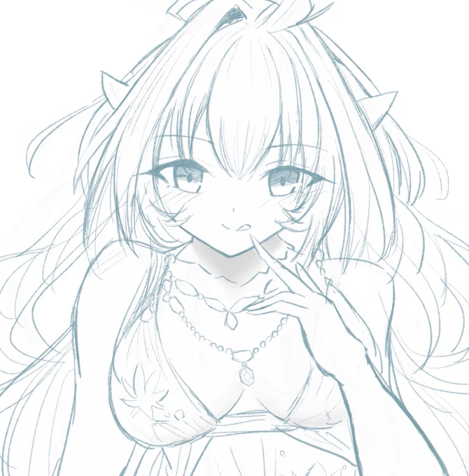 描いてます 