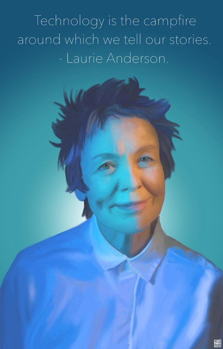 Comominimo's tweet photo. Laurie Anderson, by me.
#laurieanderson #quotes #misdibujospablobazterra #comominimo https://t.co/0ilp0JxGOw