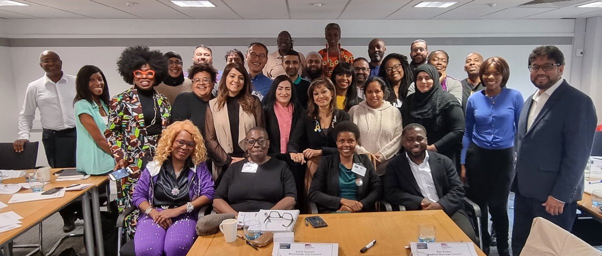 Thank you to all the cllrs that attended our @LGAcomms Oct Black, Asian & Minority Ethnic Cllrs who were so delightful & great company & to @DavidWeaver01 @CllrAbdulJabbar; Rita Patel of @OpBlackVote &  @greatspeechco for their brilliant contribution & support #LGABAMEcllrs2022