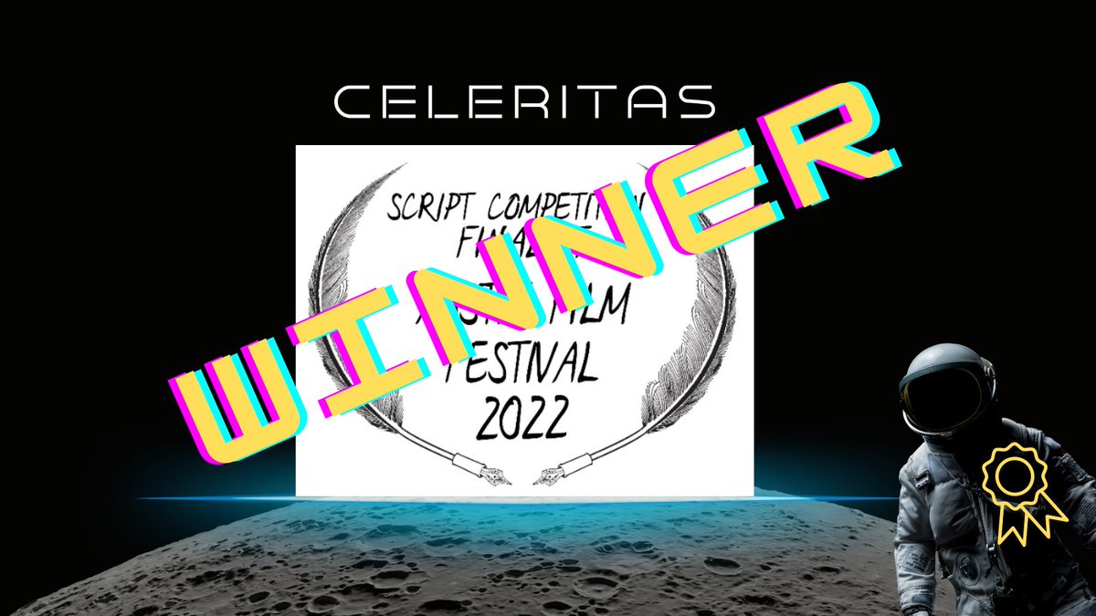 We won! Still processing the incredible events of last night, but we had to share that CELERITAS is the winner of the #AFF29 script competition. #podcast #scifi