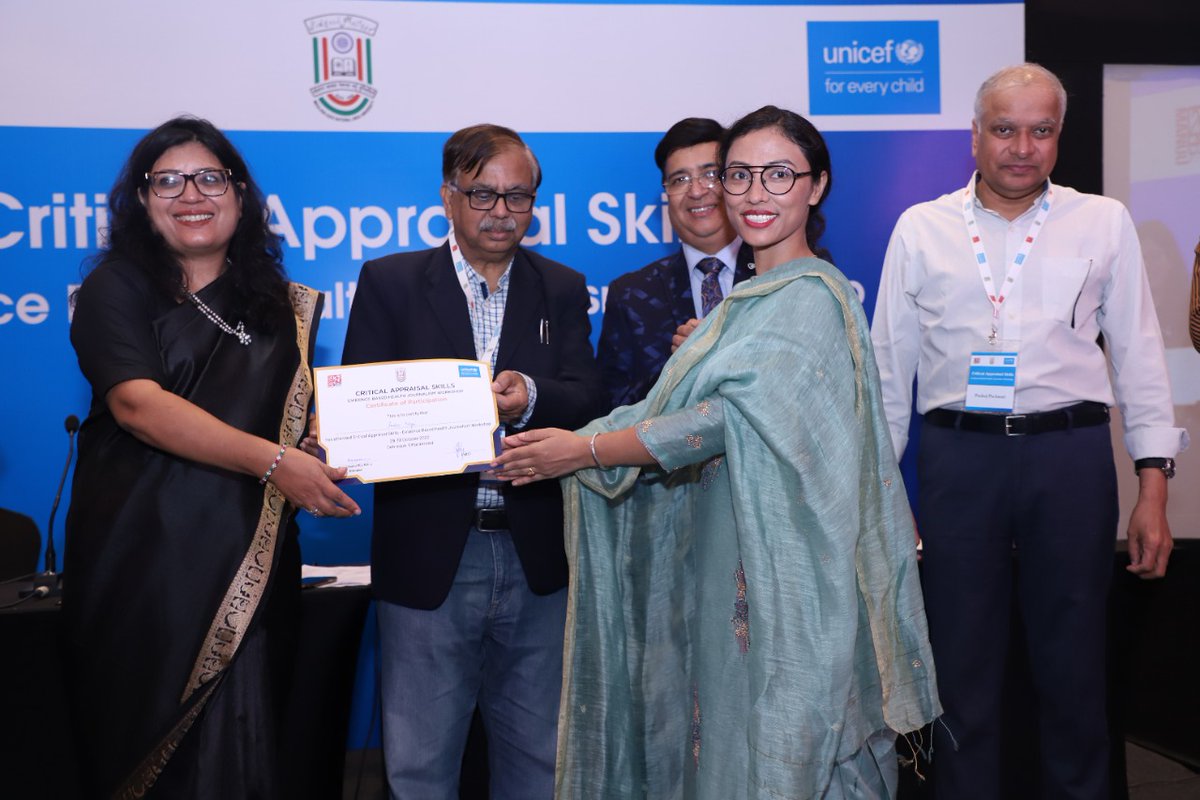 indunegi19's tweet photo. Thank you @UNICEF @UNICEFIndia  for this much needed workshop on Critical appraisal skills Evidence based health journalism. https://t.co/YycW5tNOZv