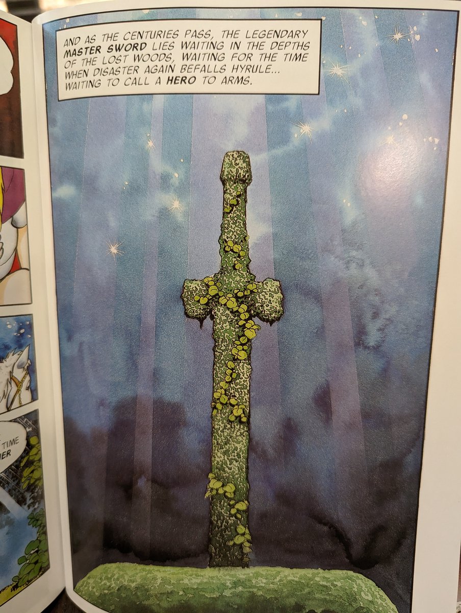 mr1upmachine's tweet photo. A Link to the Past got a comic separate from the manga. It does the same thing of altering sections &amp; dungeons to add little surprises. In both the manga &amp; this comic he gets different companions, which makes sense for the medium. Pretty good, nothing to complain about. https://t.co/QNgsuwZnwl