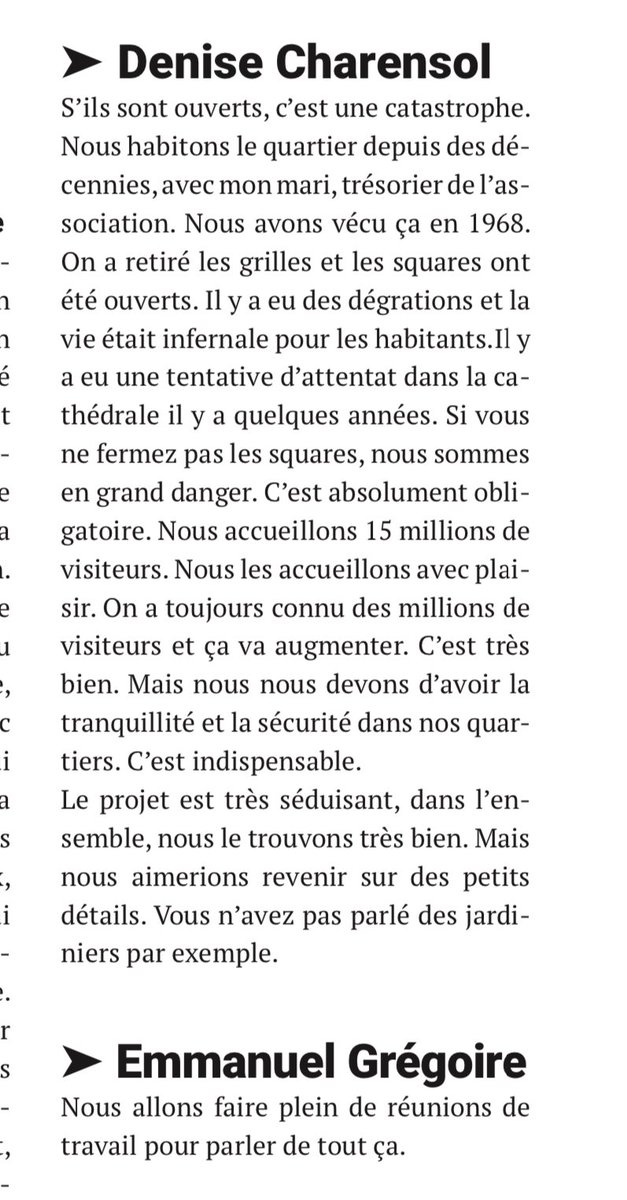 QsB75's tweet photo. Comme d’habitude @egregoire ignore les demandes des riverains… Ici l’exemple du Square Jean XXIII qui sera ouvert 24h/24 malgré les multiples alertes.. https://t.co/BTjo5JlcLc