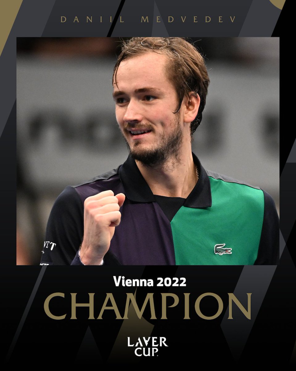 Daniil Medvedev wins his second ATP Tour singles title of the season in Vienna.