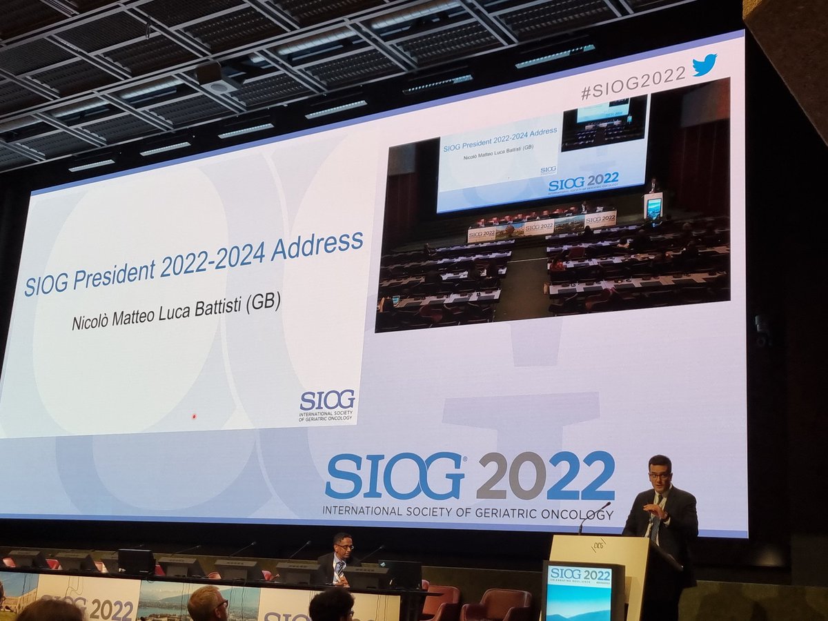 Vérène Dougoud (@verenedougoud) on Twitter photo #SIOG2022 congratulations to our New SIOG president <a href="/nicolobattisti/">Nicolò Battisti, MD</a> . And looking forward for #SIOG2023 #SIOG2022 congratulations to our New SIOG president <a href="/nicolobattisti/">Nicolò Battisti, MD</a> . And looking forward for #SIOG2023