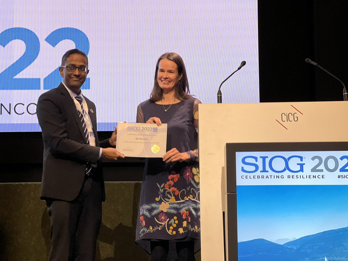 SIOG (@siogorg) on Twitter photo Announcing #SIOG2022 Paul Calabresi Award: Siri Rostoft (NO) <a href="/SRostoft/">Siri Rostoft</a>
#SIOGpresidentialaddress2022 #SIOG2022awards #annualawards #geneva #geneve #NAHAward Announcing #SIOG2022 Paul Calabresi Award: Siri Rostoft (NO) <a href="/SRostoft/">Siri Rostoft</a>
#SIOGpresidentialaddress2022 #SIOG2022awards #annualawards #geneva #geneve #NAHAward