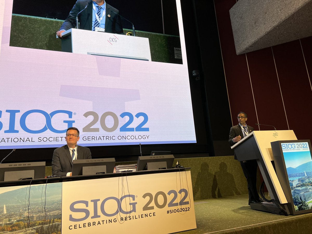 #SIOG2022 Presidential session with the SIOG leadership. The future is bright for geriatric oncology. #GeriOnc