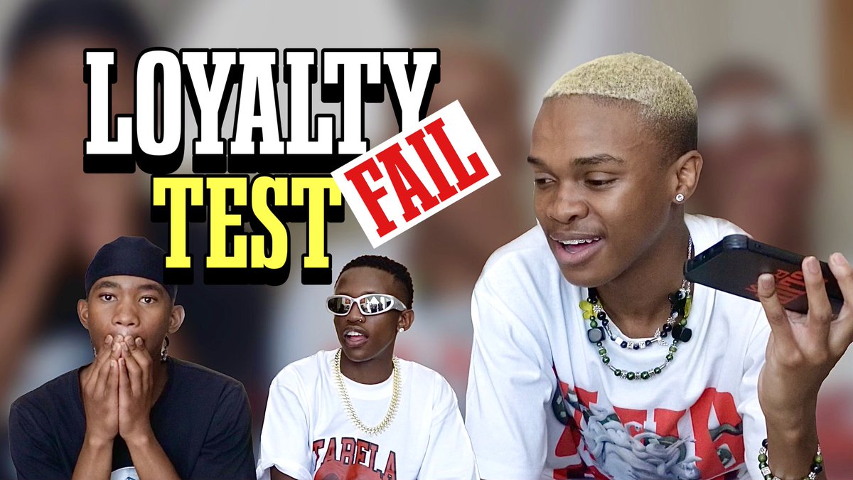 NEW VIDEO OUT NOW: 
Loyalty Test on YOUR Partners😭🔥 (Failed miserably💔💀) | Reggie Mohlabi❤️
youtu.be/o2Wke5bDQf0