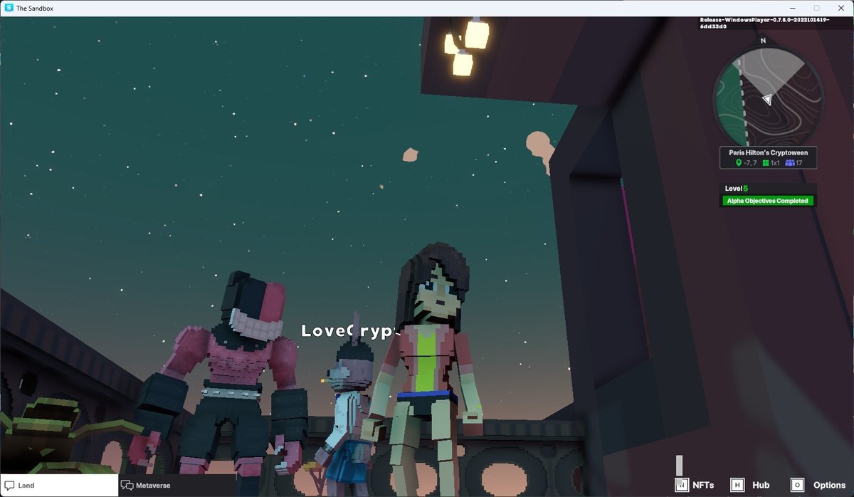avap1034's tweet photo. @TheSandboxGame I just participated in the Paris Hilton  #Cryptoween Event. I found Grralh check out my screenshot below!
🎃👇 https://t.co/ywArBloFEz