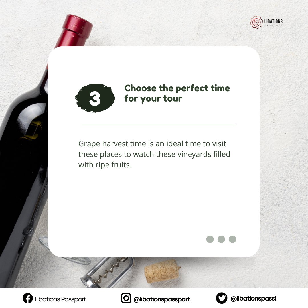 LibationsPass1's tweet photo. Long weekend ahead 👀

Ever thought of going on a trip finding your favorite winery? Here’s a comprehensive guide in helping you find the best one.

Follow our social media accounts for more informative contents. 

#winery #wine #Canada #weekend #Alberta #libationspassport https://t.co/gBSyZ1kdIG