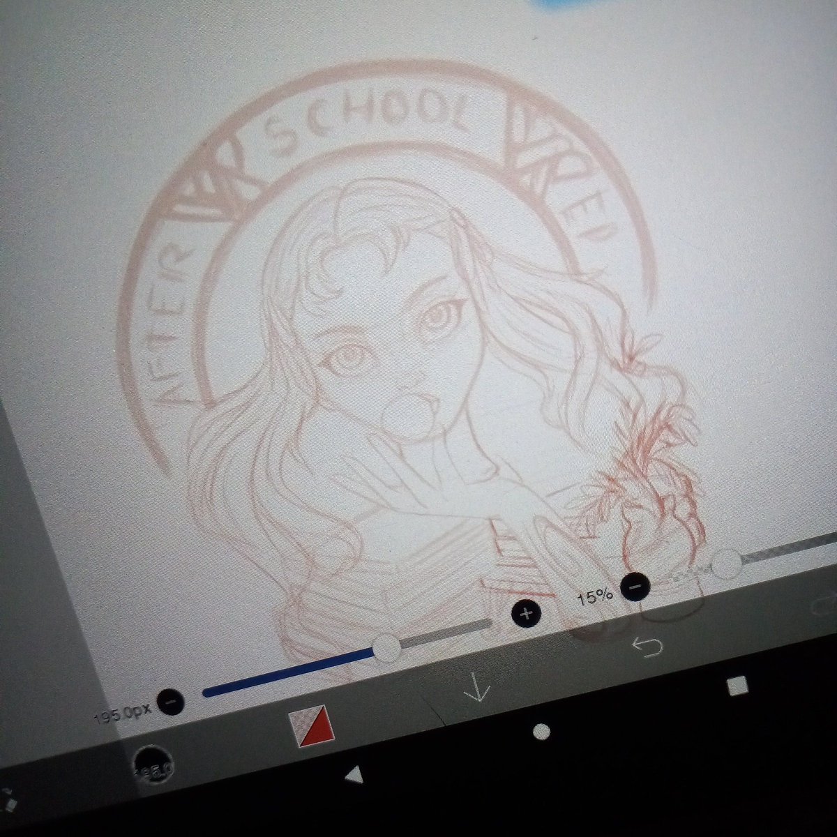 #wip of an artwork inspired from Melanie Martinez' " after school " album