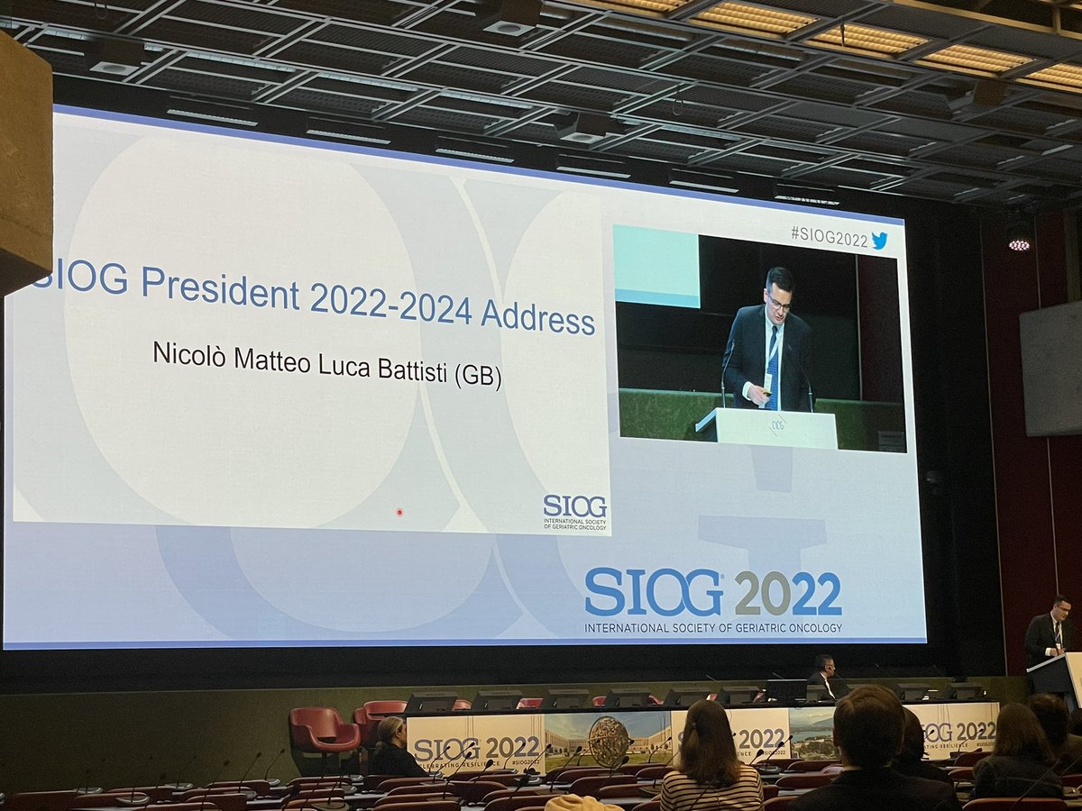 My hero has been crowned! 👑 Very excited to see what the next 2 years bring! #HelloMrPresident #SIOG2022 @SIOGorg @nicolobattisti
