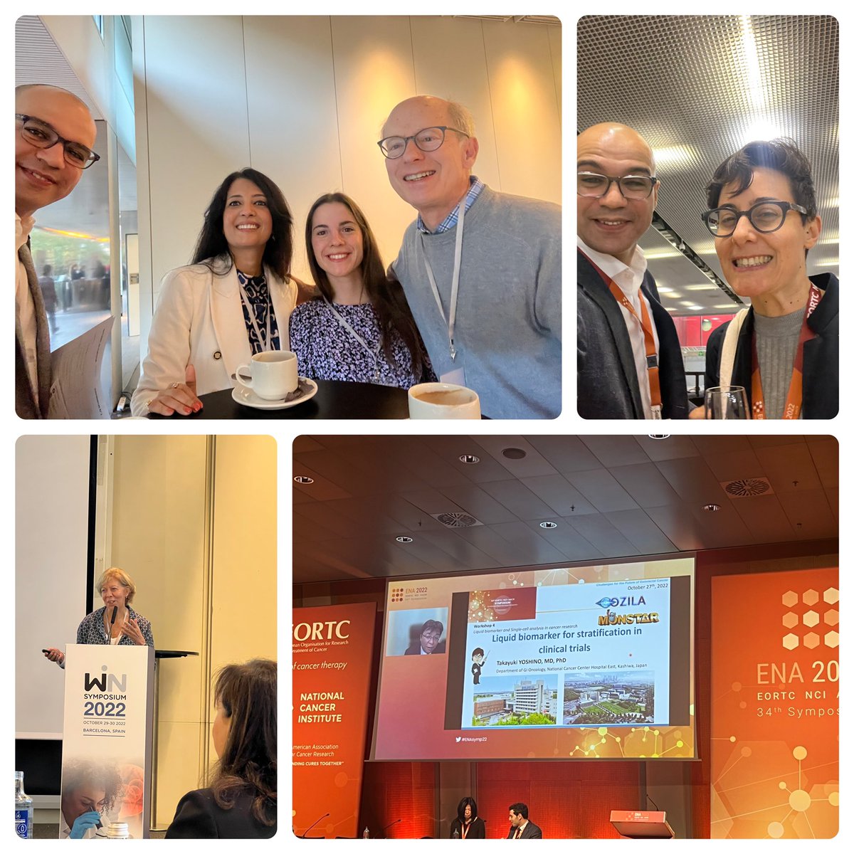 alitimumab's tweet photo. 4 days at #ENASymp22 & #winsympo2022
> 60 talks #PrecisionOncology #Genomics #RWE #Transciptomics #ArtificialIntelligence #InnovativeTrialDesign #GlobalOncology #PatientCare
Behind the pictures many💡💡💡 for 🌍 collaborations
Thank you @EORTC @theNCI @AACR @WIN_Consortium https://t.co/ssBBEGEreb