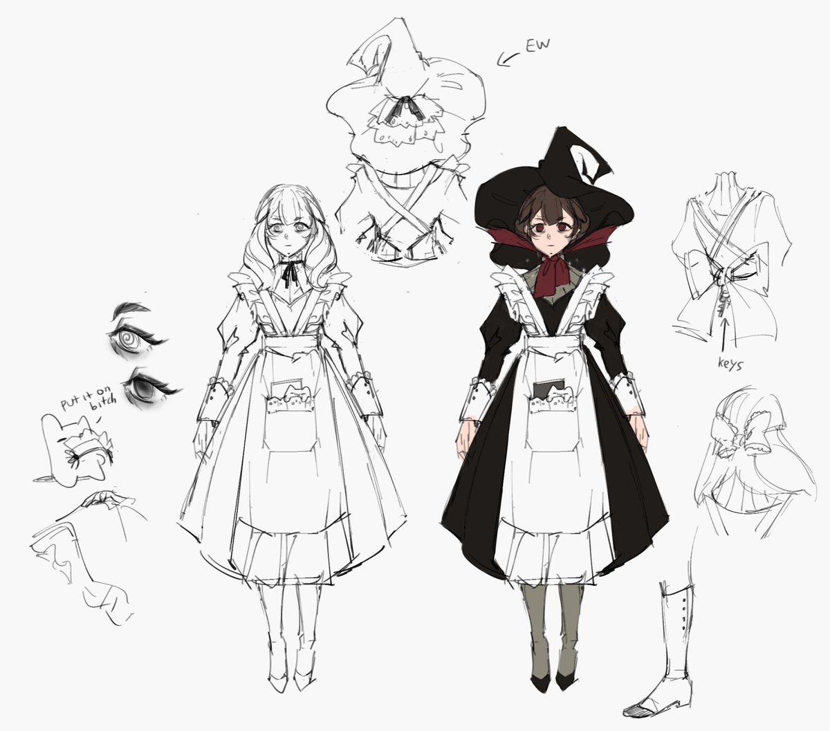 A maid witch on the works 🪡