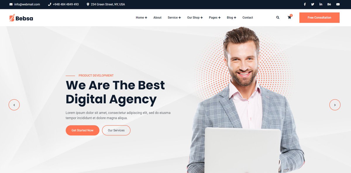 ComplexCoder's tweet image. Modern web page HTML template for your business website. themeforest.net/item/bebsa-cor…  
Let&apos;s have a look. Suitable for #WordPress website
#HTML5 #css #WordPress #hallowen2022 #offer #htmltemplate 
#BusinessTheme