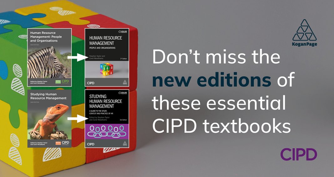 CIPD's tweet image. #CIPDStudents! If you&apos;re thinking of taking an Associate Diploma, don’t miss the new editions of these two core textbooks. Save 20% with your CIPD Student Member code: ow.ly/EVrO50Lk29r
