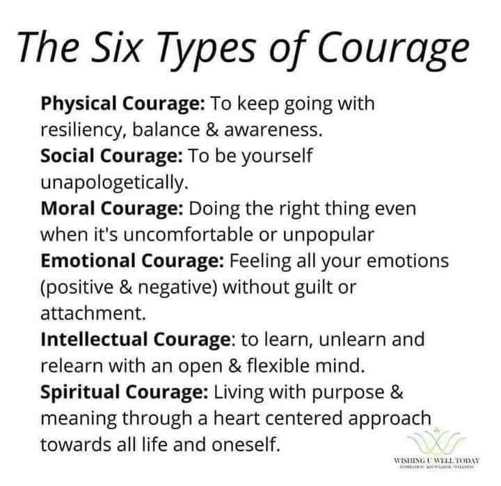 We need courage leading improvement projects … #QITwitter I saw this on Facebook and made me think what type of courage do we need?