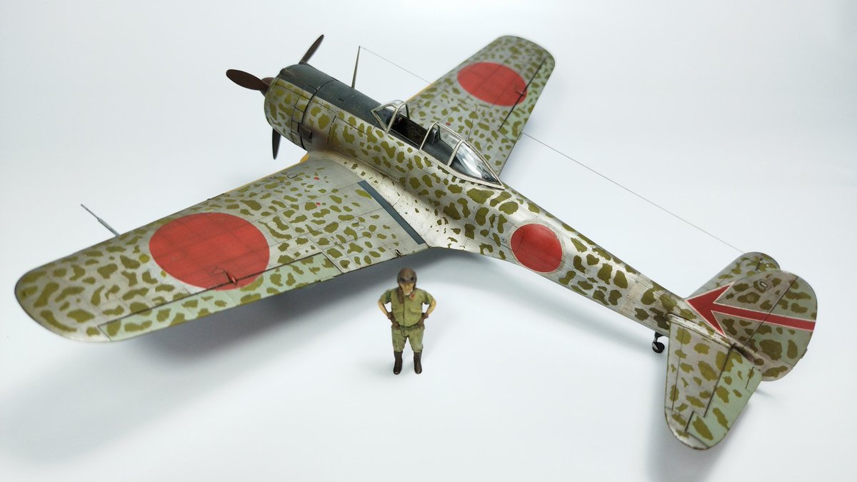 ModelTora's tweet photo. #一式戦闘機 #隼 #Ki43
完成しました😊😽🎉 https://t.co/iQpl0kXtQ1