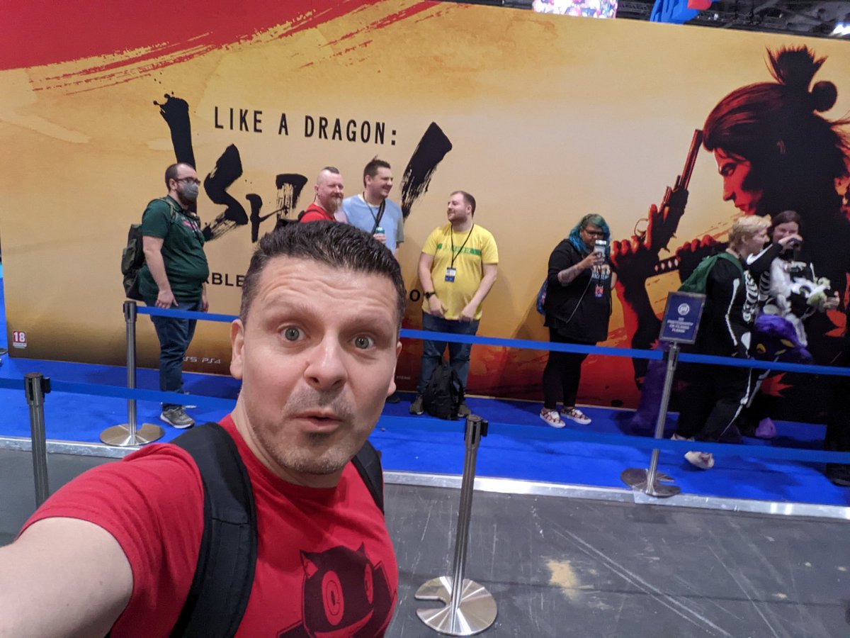 techwithmatheus's tweet photo. About to try the first playable demo for Like A Dragon: Ishin coming out next year ๐ฎ๐น๏ธ๐ฅณ
#LondonComicCon #videogamepreview
#yakuzaseries https://t.co/NGM4D9Zizk