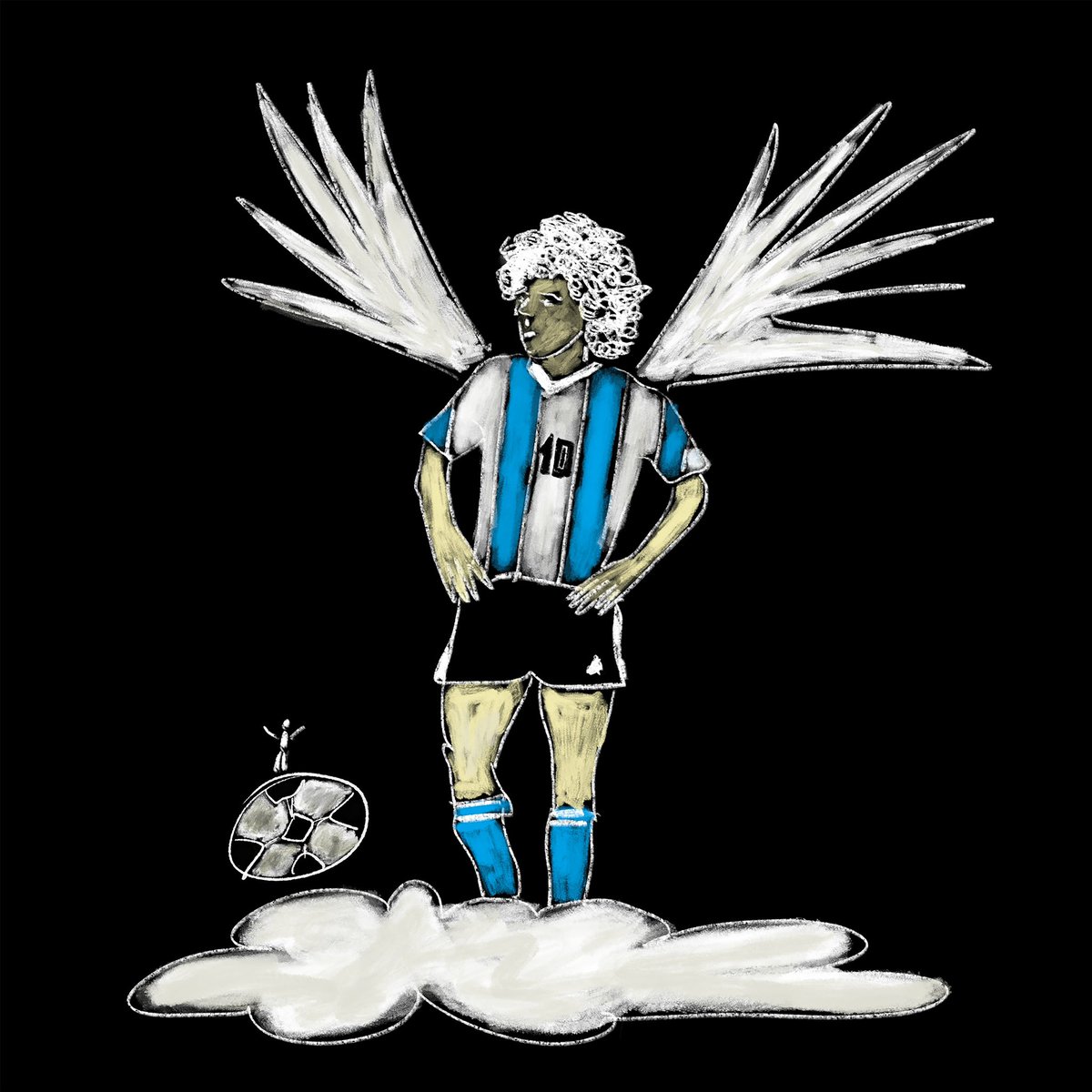 I love you #DiegoArmandoMaradona Happy birthday💙, I love #D10S #napoli #nftarts. #ntfart #nftcollectors #nftcollector #NFTartist #NFTcollectibles #NFTCommunity #OpenSeaNFT #francescocuomocrea