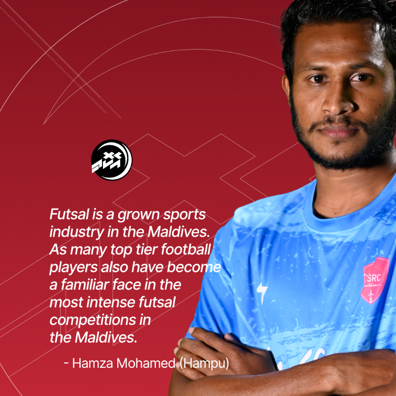ClubMaldives's tweet photo. #ClubMaldives #EKOI HAMZA MOHAMED (HAMPU)
.
A boy from B. Eydhafushi, a historical football island, Hampu started his senior football career in 2014, from the famous football club New Radiant Sport Club.
.
#ClubMaldivesCup2022 #CMC2022 #Futsal #FutsalMaldives #BVSM