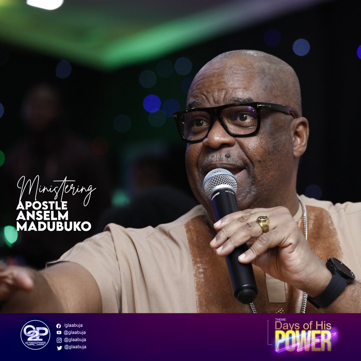 glaabuja's tweet photo. DAY 4
Ministering : Apostle Anselm Madubuko
#glabuja #guidinglightassembly #OctoberToPower #DaysOfHisPower #encounter #experienceJesus https://t.co/B6ItzfMJYt