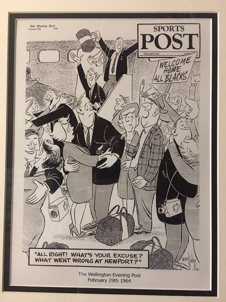 #OTD 1963
<a href="/NewportRFC/">Newport RFC 1️⃣5️⃣0️⃣</a> bt the mighty <a href="/AllBlacks/">All Blacks</a> 3-0 at Rodney Parade with that famous drop goal, a team that was said to have been the best to ever have left #NewZealand shores.

historyofnewport.co.uk/games/games.ph…

blackandambers.co.uk/match-report?a…

#BlackandAmbers
#UPTHEPORT
#LEGENDS
👍🏉🖤🧡💪👏
