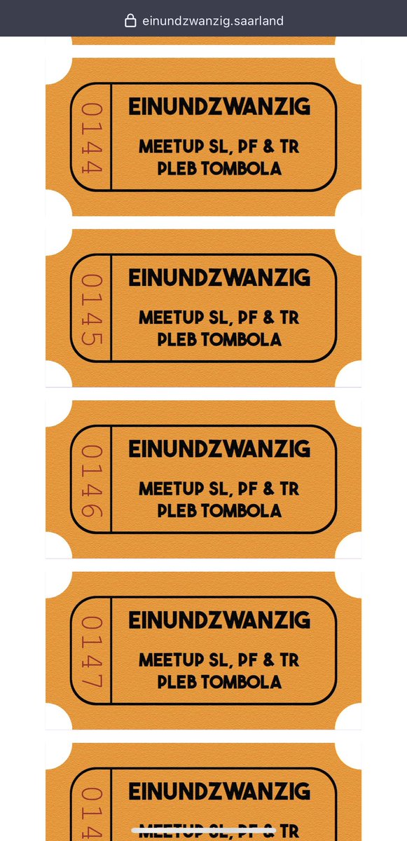 einundzwanzigSL's tweet photo. Hier seht ihr ein Foto eines der gestrigen Lightning Tombola Lose.

Es bedarf einfach nur den QR-Code zu scannen und bezahlen.
Dadurch gab es einen Link zum Los zurück.
Ein Vielfaches an Sats ergab auch ein Vielfaches an Losen.

Danke @tscherny21 für die geile Arbeit🧡 https://t.co/TAp3bYoKFw