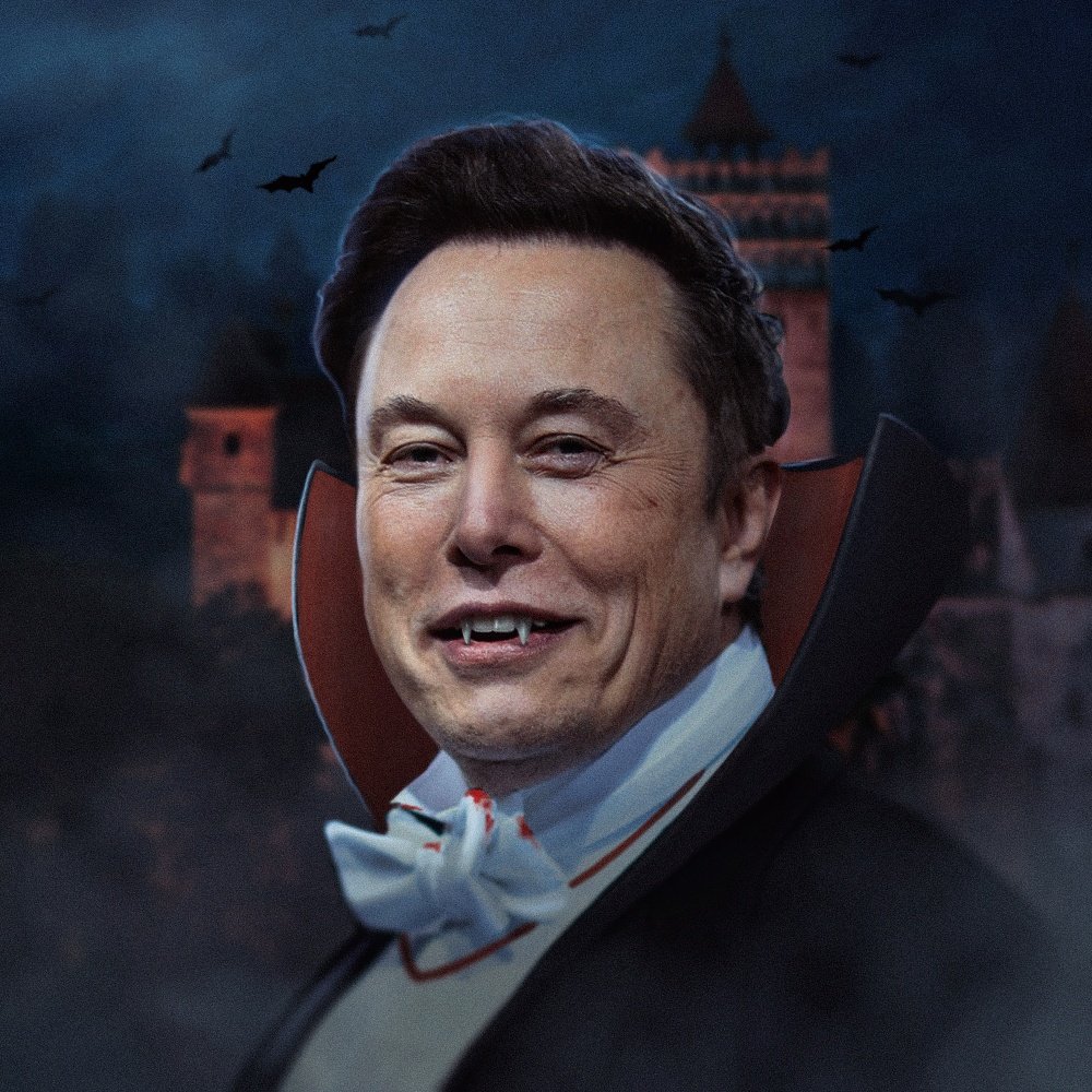 Happy Transylvanian Halloween <a href="/elonmusk/">Elon Musk</a> 🧛‍♂️ #ELONMUSK #Halloween #brancastle