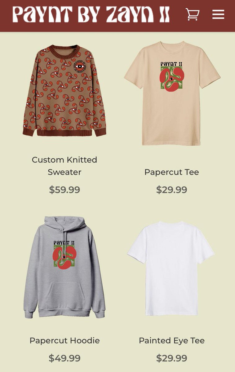 ZAYN MALIK PROMO on Twitter "PAYNT BY ZAYN designs are here."