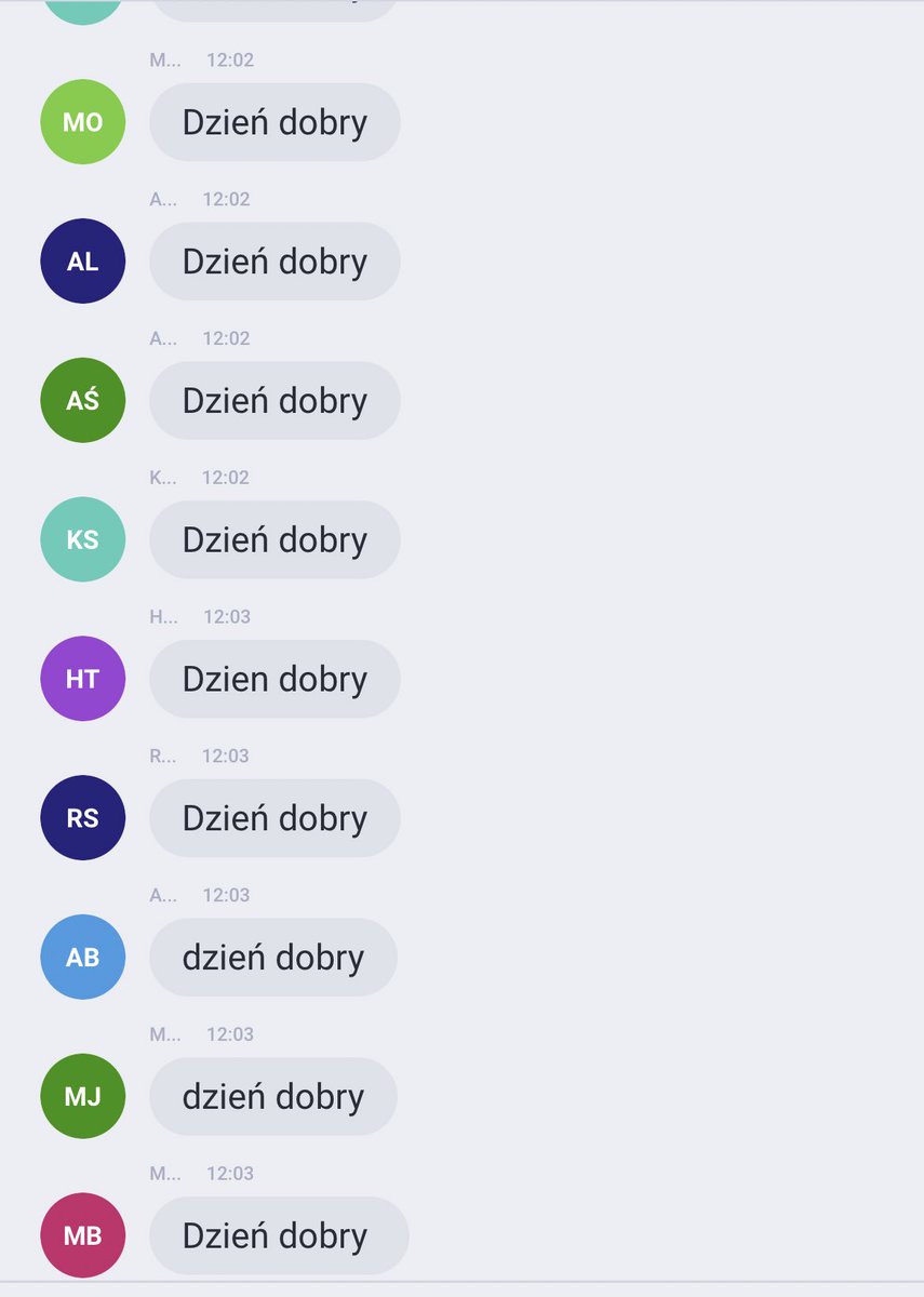 nielotnyptak's tweet photo. studiuję zaocznie ze starszymi babkami i wszyscy piszą dzień dobry i nagle jednej się udziela filozof. popłaczę się zaraz https://t.co/xLBpubl6oo