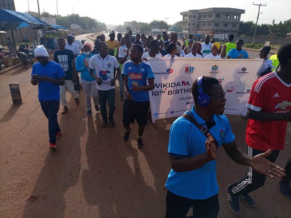 dnshitobu's tweet photo. #wikidata10 Birthday got #community members to burn calories in Tamale for the party
@Wikidata
@DagbaniWiki
@GureneWikimedia
@Moore_Wikimedia
@Sadike25 https://t.co/c72jOqOarC