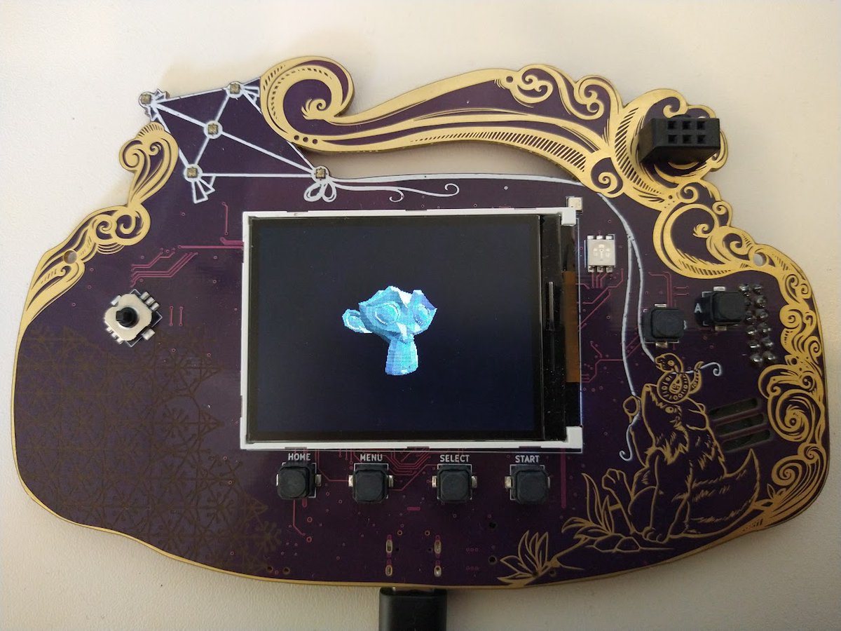 RobotMan2412's tweet photo. Rendering 3D in real-time on an ESP32!
Next @MCH2022Camp will have even more fancy graphics ;)
https://t.co/y8Td0QpLQq https://t.co/qySudTQu23