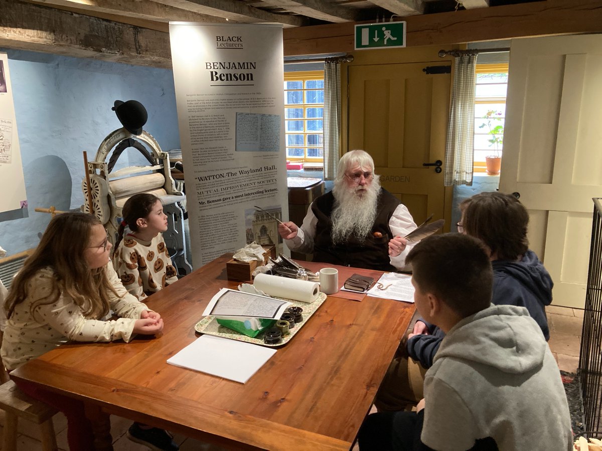 AncientHouseMus's tweet photo. Thank you to everyone who came to our Black Abolitionists event yesterday. We were delighted to have artists Emily Hands and Cheryl Roach at the museum speaking to visitors about their art inspired by the story of Moses Roper.
#BlackHistoryMonth @BhmUK @BhmUK @kidsinmuseums https://t.co/d68c3LQgD0
