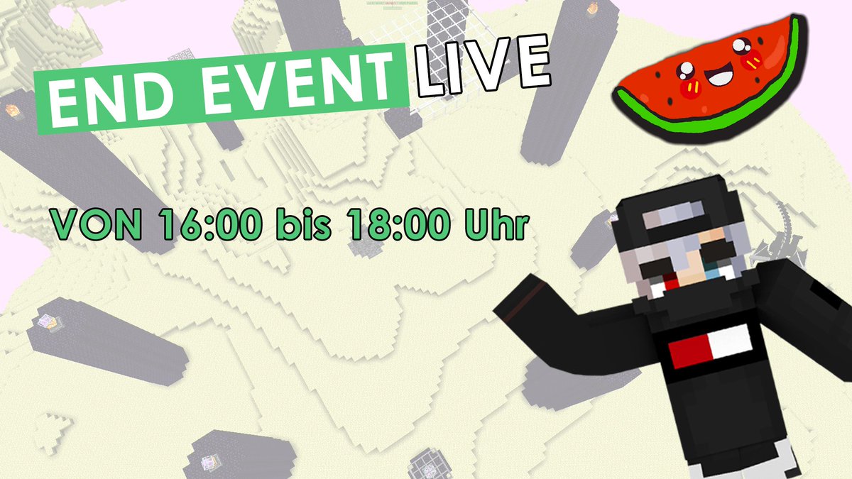 × END-EVENT🥳×

» Heute von 16 bis 18 Uhr gibt es bei uns ein exklusives End-Event!

» Das Event könnt ihr auch live hier mitverfolgen:
youtu.be/E0Lkv7AVTV0

» Wir freuen uns auf euch!