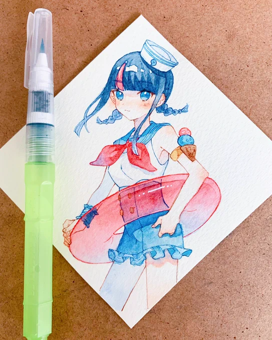 完全に載せるタイミングを逃してた夏イベのfgo絵 