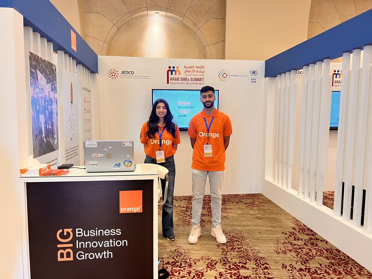 Come and meet our team at  #BigByOrangreBooth to know more about about startups and acceleration program aiming towards growth
This is part of our participation in the #SMEs_Opportunity_Zone