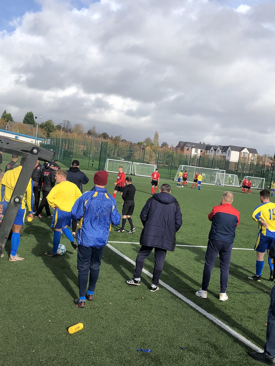 HALF TIME Pure Sports Foundation 0-0 Netherton Colts 

<a href="/PuresportFC/">PURESPORT FOUNDATION FC</a> down  to nine men after half hour after losing the keeper and defender in same incident. Got to say I personally think both where very harsh. Great game for the neutral up until this point.