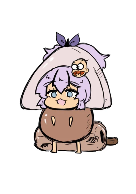 おでんの着ぐるみ着たイシヤリンが頭の中に出てきた 