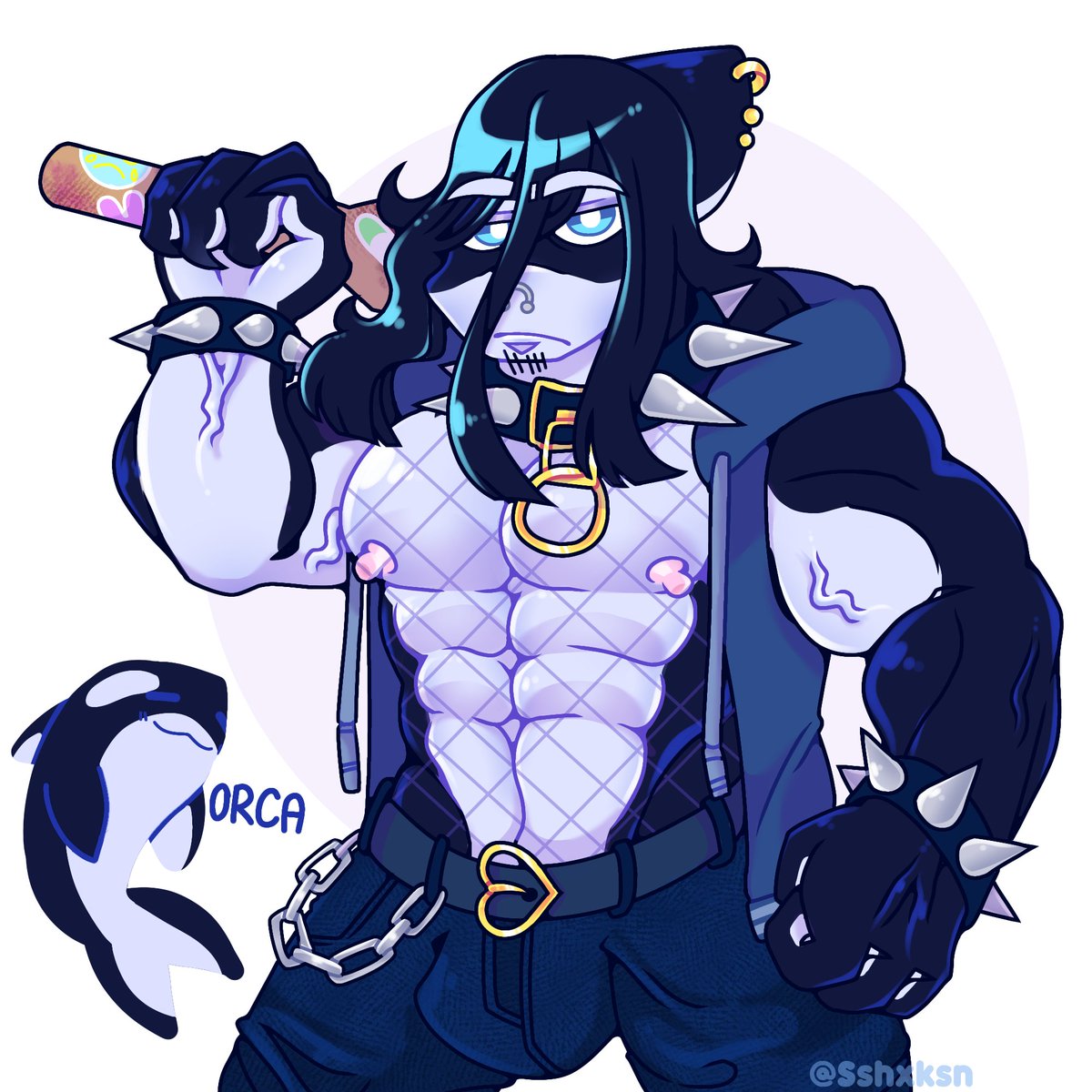 sshxksn's tweet photo. |Orca|
Alrightyy- time for aonther furry nsfw-ish drawing!
Mmm Ngl I think I have gone a bit soft with the lewd stuff,, Really need to work on that 😥 https://t.co/nMQL8bM5jd