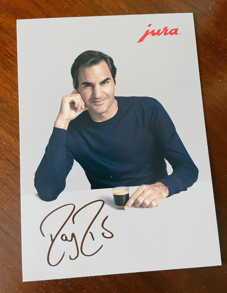 How can I resist you? #RogerFederer #JURA ☕🇨🇭