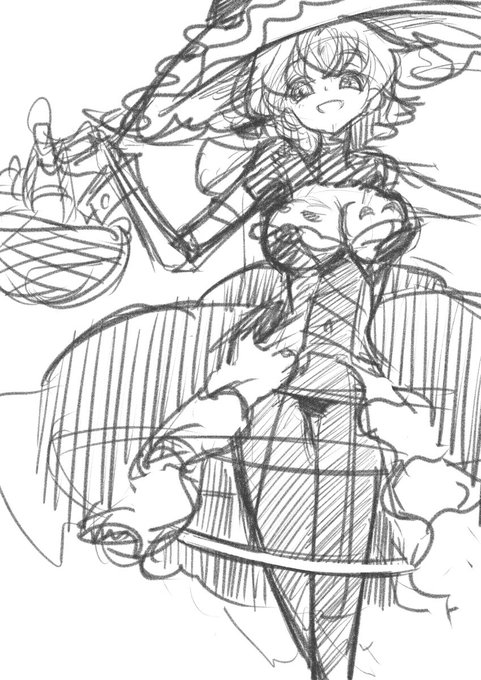 せめてラフだけでもあげる…🌻🎃🍎 