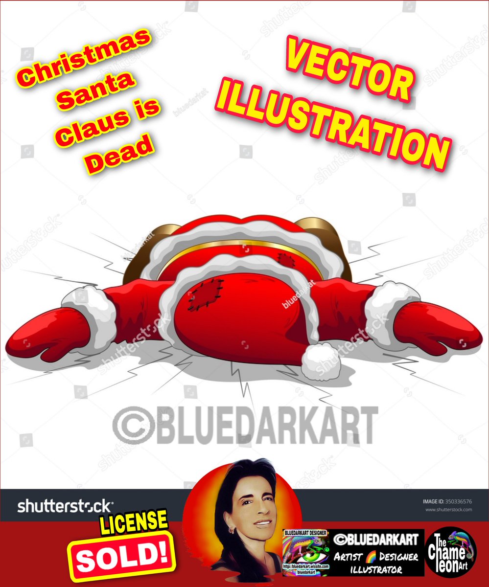TheChameleonArt's tweet photo. #License to use #SOLD! 🎄 #Christmas #Santa #Claus is #Dead #vector #illustration 🎄 #Vectorart ©️ #BluedarkArt #TheChameleonArt 👉🏾 https://t.co/sWRLHA4I7X
▪︎
Check out my #Portfolio 👉🏾 https://t.co/hH2K7XQo0I
▪︎
#art #vectorillustration #copyright #trending #santaisdead https://t.co/WvlBi6FheM