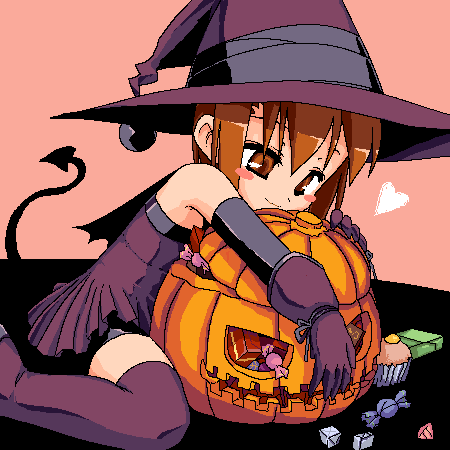 大昔の絵板ハロウィン絵 