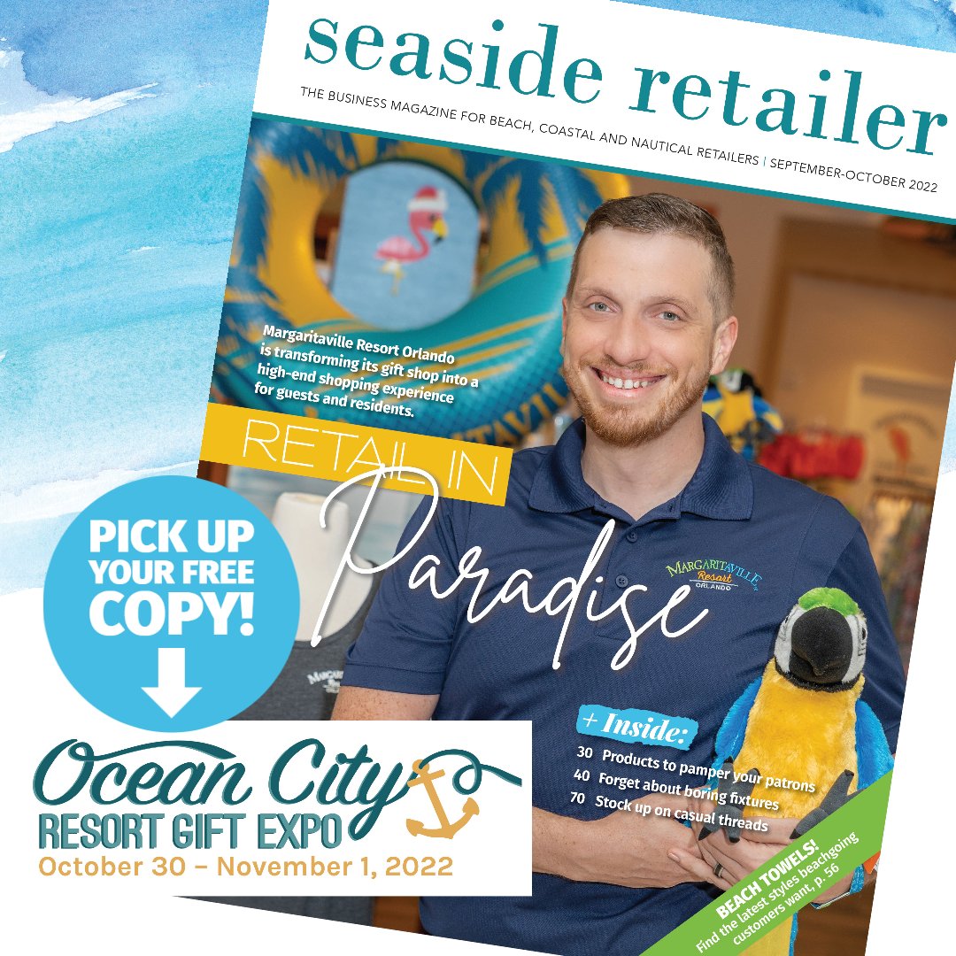 Wishing everyone a successful Ocean City Resort & Gift Expo ⚓ Be sure to pick up a FREE copy of Seaside Retailer while you are there! . . #seasideretailer #seasideretailermagazine #oceancitygiftshow