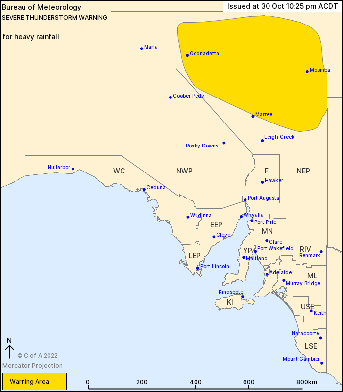 EWNAlerts's tweet photo. SA Severe Thunderstorm Warning: Heavy Rain. Moomba, Oodnadatta, Innamincka, Dalhousie Springs. #thunderstorm #ewnalerts #SA #flood #sastorm #sawx https://t.co/6q84IDCWK6 https://t.co/Z35kxI18Es