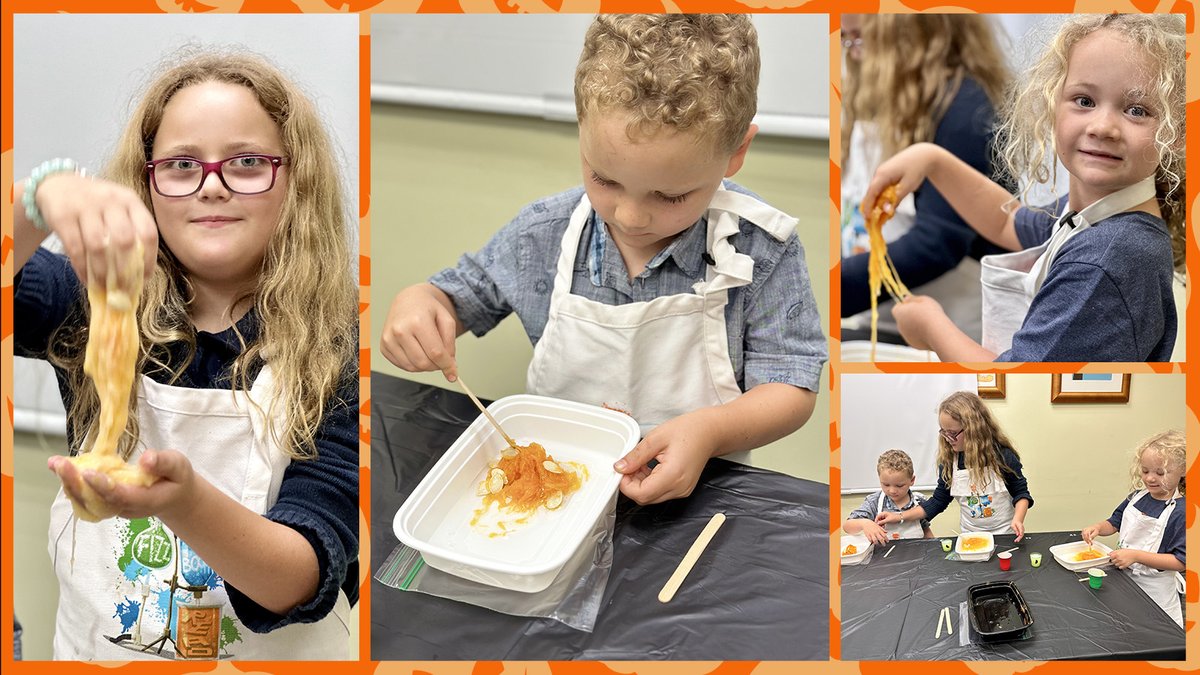 pbclibrary's tweet photo. On Sat, Oct 19, the Tequesta Branch had a fun sensory play day with pumpkin guts! They turned the guts into a big batch of exciting ooey gooey slime β¦ just in time for Halloween! π #pumpkinslime #pumpkincraft https://t.co/yeJykrK5Xk