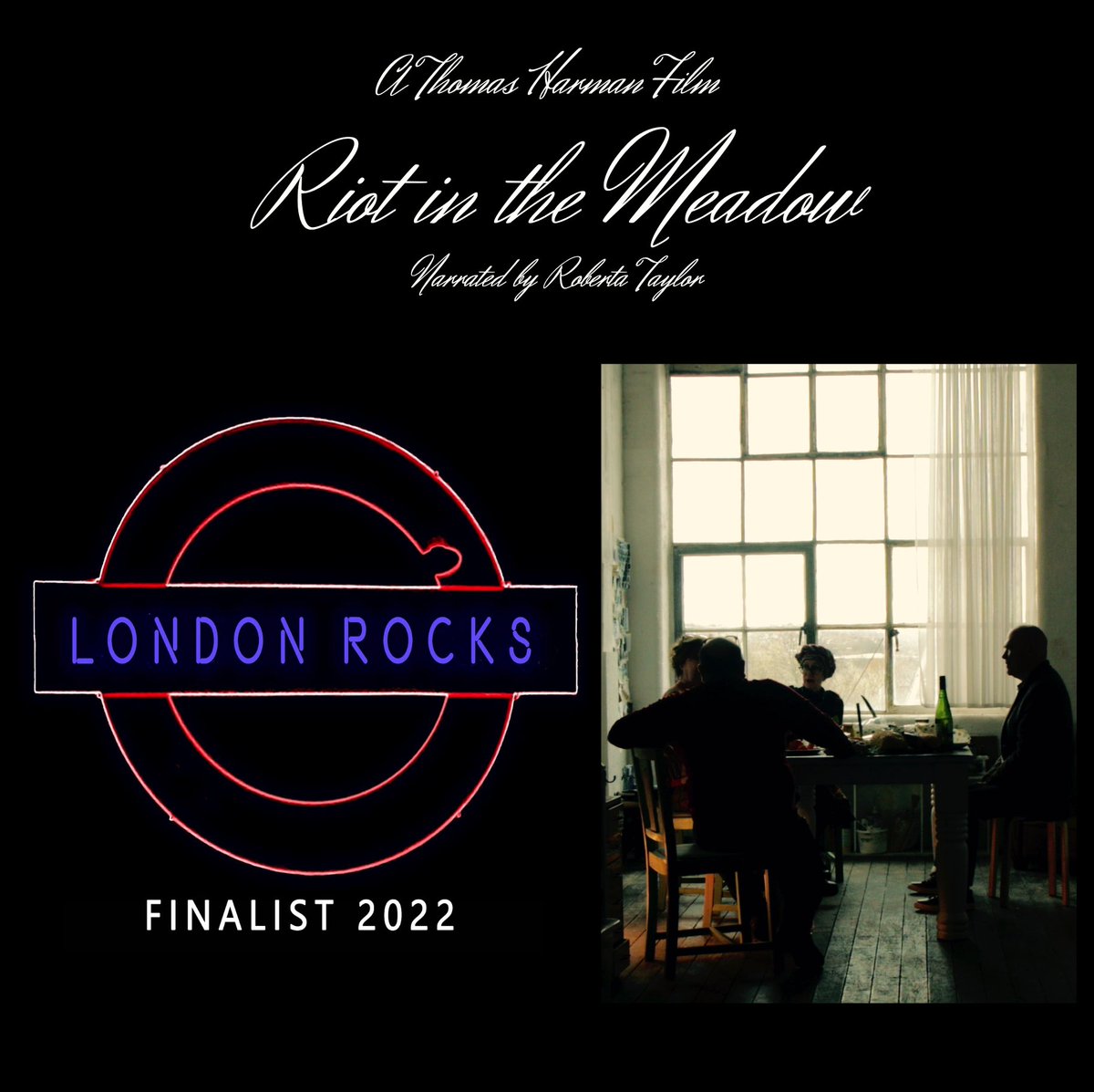 thomas_harman's tweet photo. Very good news @MeadowFilm is a finalist in @film_rocks London Rocks International Film Festival 2022! Taking place @WhirledCinema  #Brixton this coming Friday and Saturday Get your tickets here therehttps://filmfreeway.com/LRIFF/tickets

#lriff #lriff22 #RiotintheMeadow #Film https://t.co/43b34vv74D